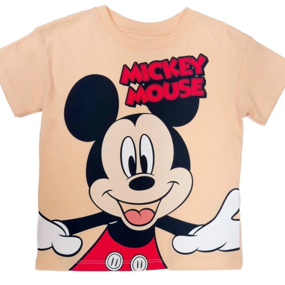 Disney Mickey Mouse Kids T-Shirt - Light Orange